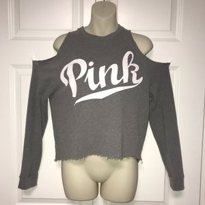 🌺PINK Open Shoulder Long Sleeve Top 💕